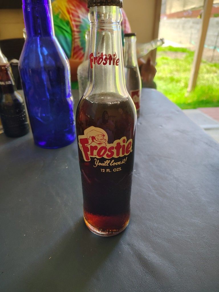 Frostie Vintage Soda Bottle Never Opened
