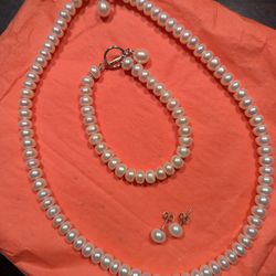 Pearl Jewelry Set