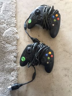 Two $10 each Xbox wired controllers