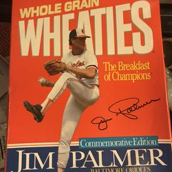 Never Opened Collectors Edition Wheaties Cereal Jim Palmer Only $15 Firm