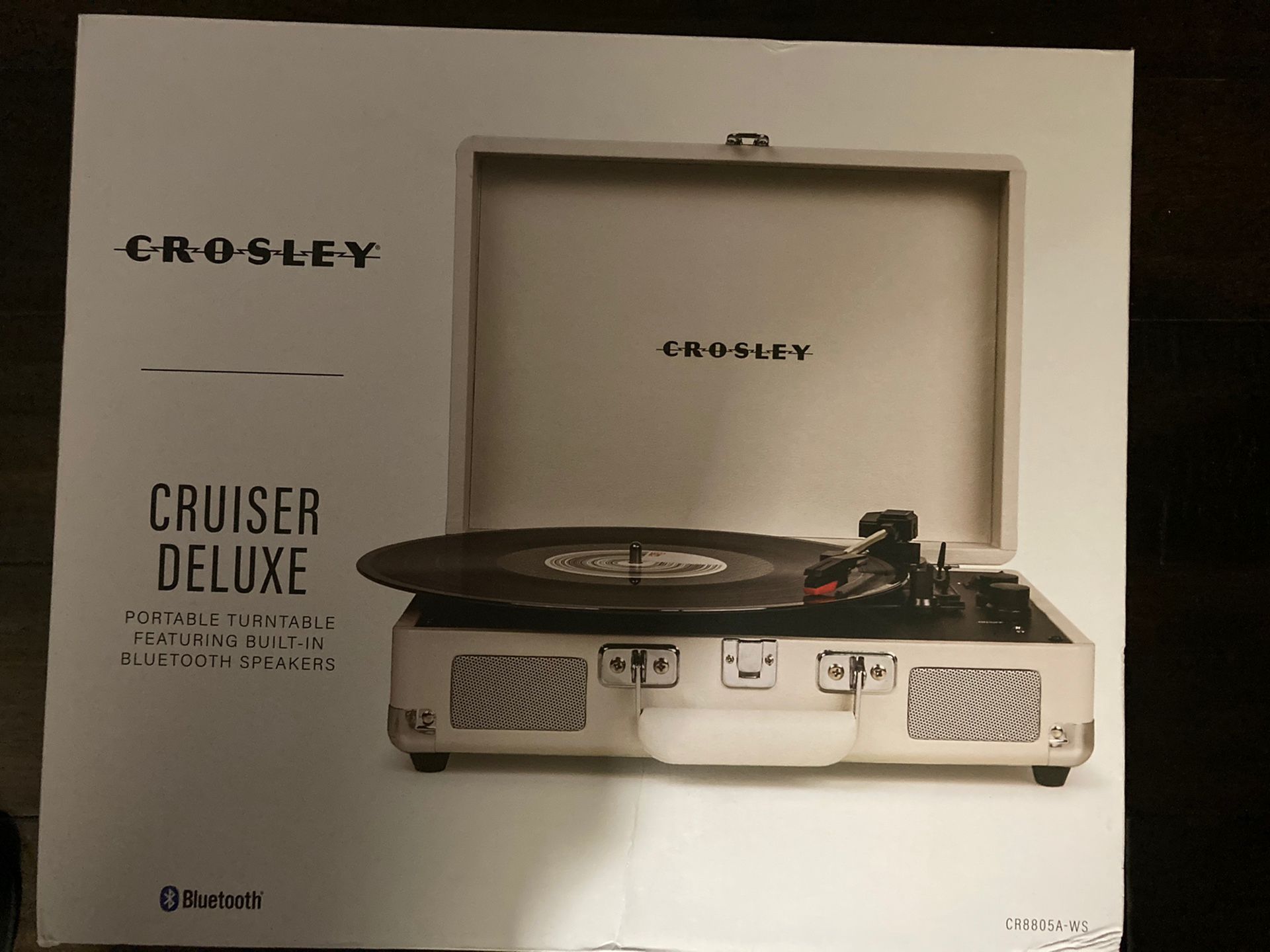 Crosley Cruiser Deluxe Portable Turntable Brand New