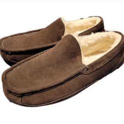 Ugg Suede And Fur Ascot Shoes