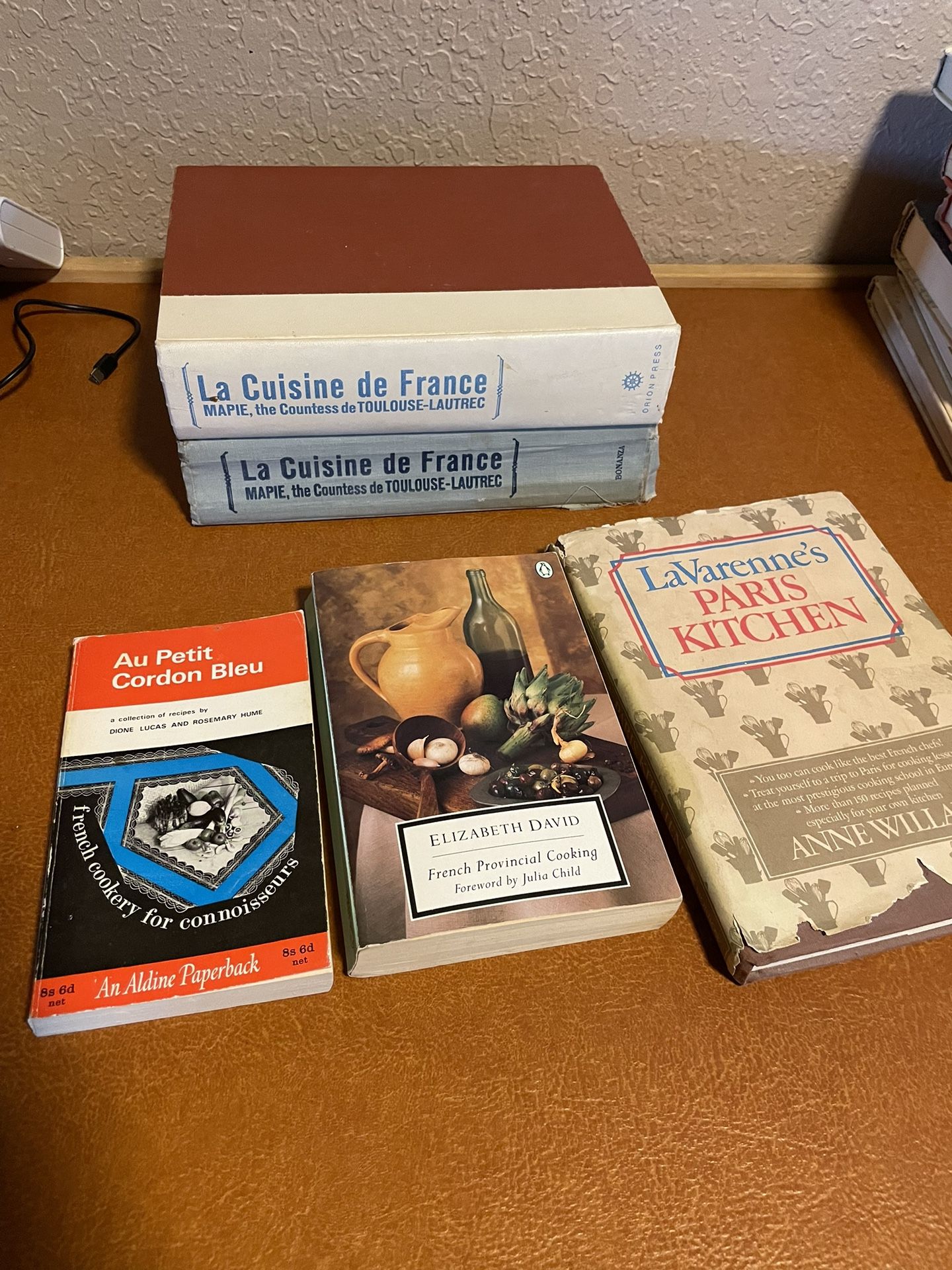Lot of Antique French Cookbooks 