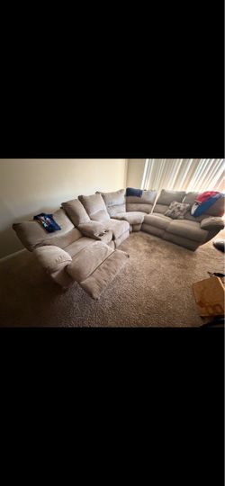 Large (used) Sectional Recliner Sofa