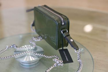 Banana Republic crossbody mini patent leather bag purse