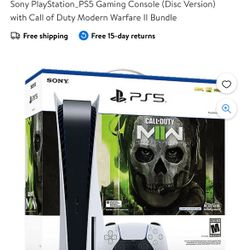 Brand New Ps5 Modern Warfare Edition 