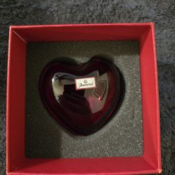 Baccarat Crystal Heart