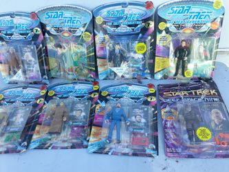 Star trek vintage action figures brand new