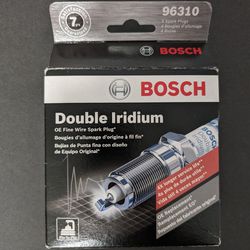 BOSCH 96310 OE Fine Wire Double Iridium Pin-to-Pin Spark Plug - Pack of 4