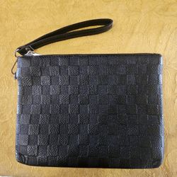 Mens Business Wallet Embossed Design Portable Handbag