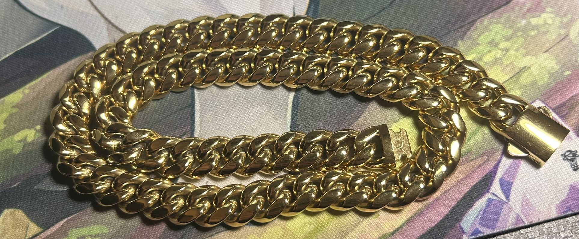 Gold Plated Stainless Steel Chain