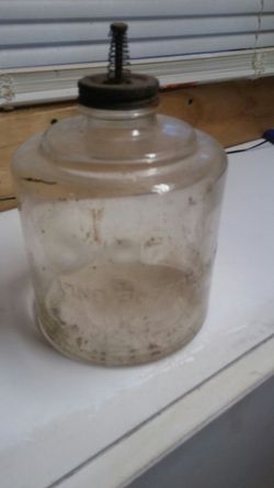 Kerosene glass stove container