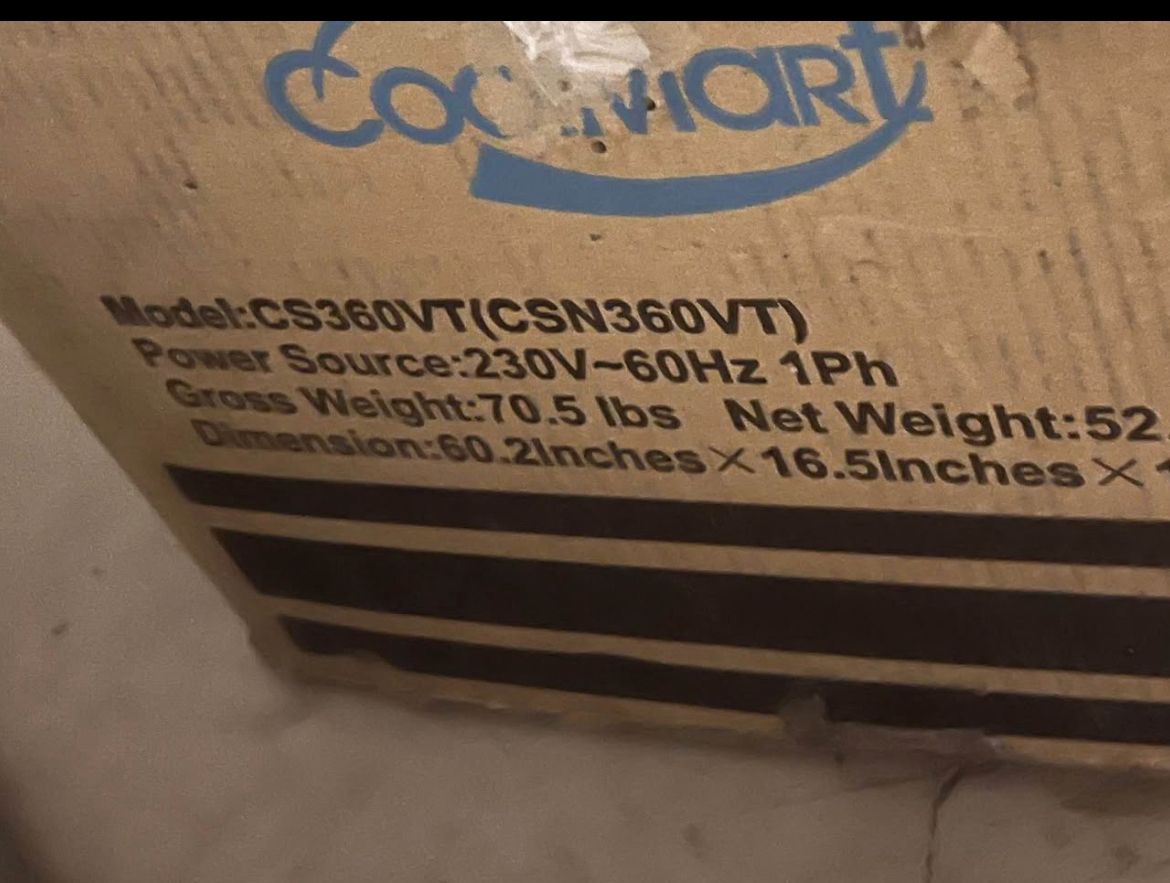 New 36,000 BTU mini split New 36,000 BTU mini split indoor unit 3 ton