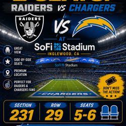 Raiders vs Chargers 