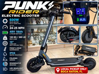 PUNK Rider Electric Scooter – 48V 18Ah