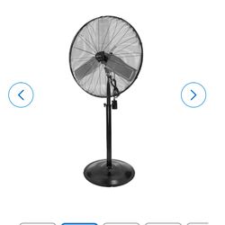 ❗️save $100❗️Utilitech 30-in High Velocity Indoor/Outdoor Oscillating Pedestal Fan, in Black