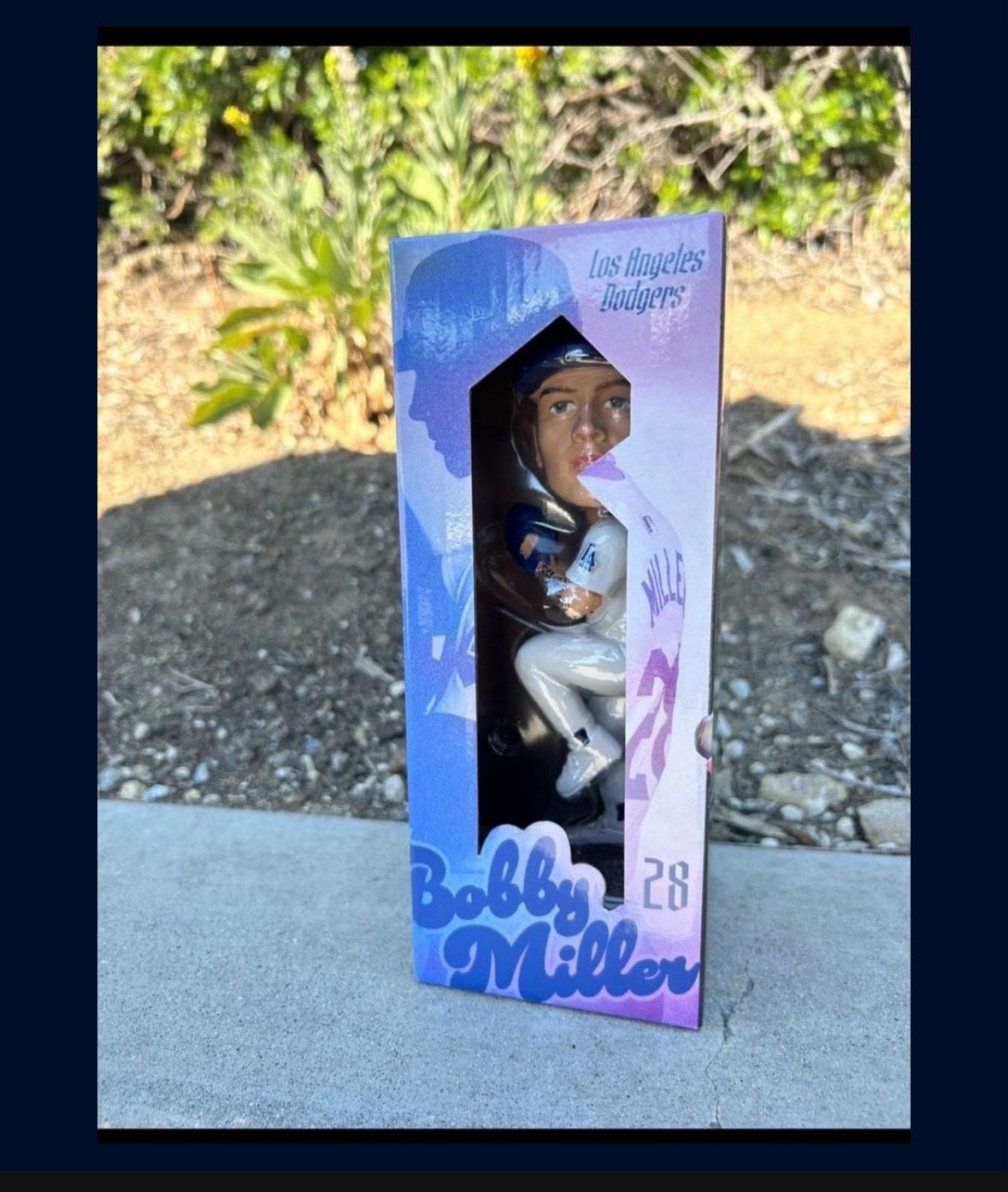 Bobby Miller Bobblehead Dodgers 2024