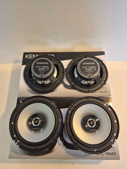 KENWOOD 2 PAIRS 6.5" 2 WAY 300 WATTS CAR SPEAKER