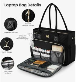 Teacher Tote Bag Computers Work Travel Business Briefcase