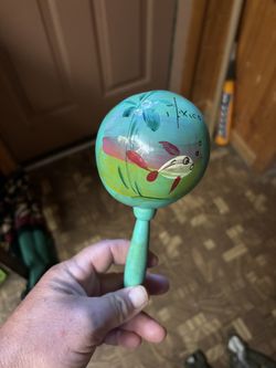 Hand Painted Mexican Maraca