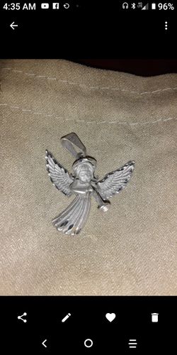 925.Silver. Angel pendant