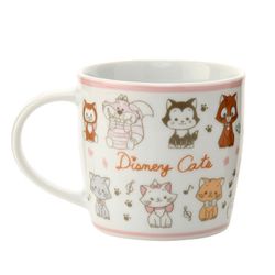 Disney Cats Japan Grail Collectible Coffee Cup Marie Figaro Oliver Duchess