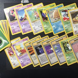 Vintage Pokémon Card Lot