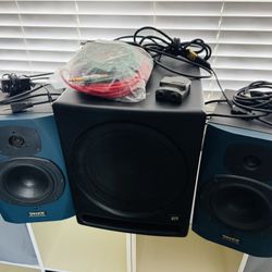 Studio Monitor Speaker System - Tannoy + PreSonus Sub