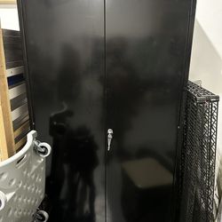 Uline Black Storage