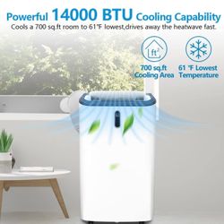 Portable Air Conditioner - Rintuf 14000BTU AC Unit