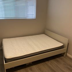 BOTH FULL MATRESS AND BED FRAME 