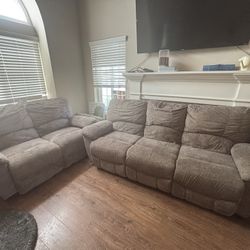 Reclining Couch & Loveseat