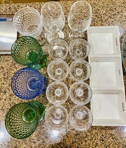 Glassware and dessert bowl set — $15