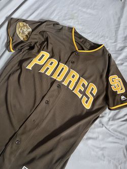 Mens MLB San Diego Padres Authentic On Field Flex Base Jersey - Brown  Alternate for Sale in San Diego, CA - OfferUp
