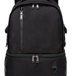 Insulated Cooler Backpack 38/42 Cans Double Deck Leakproof Lightweight Soft Lunch Backpack Small Cooler Bag Beach Picnic