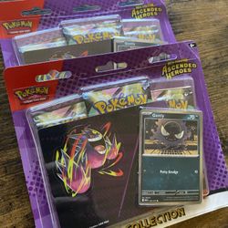 Pokemon Tech Sticker Collection Packs - Gengar & Charizard Ascended heroes