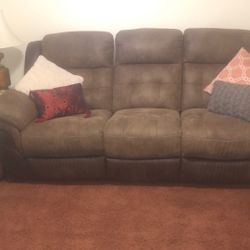 Nabuck Leather Couch
