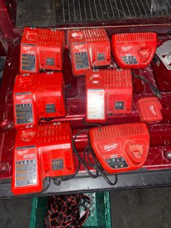 Milwaukee M12/M18 Battery Chargers – Multiple Available