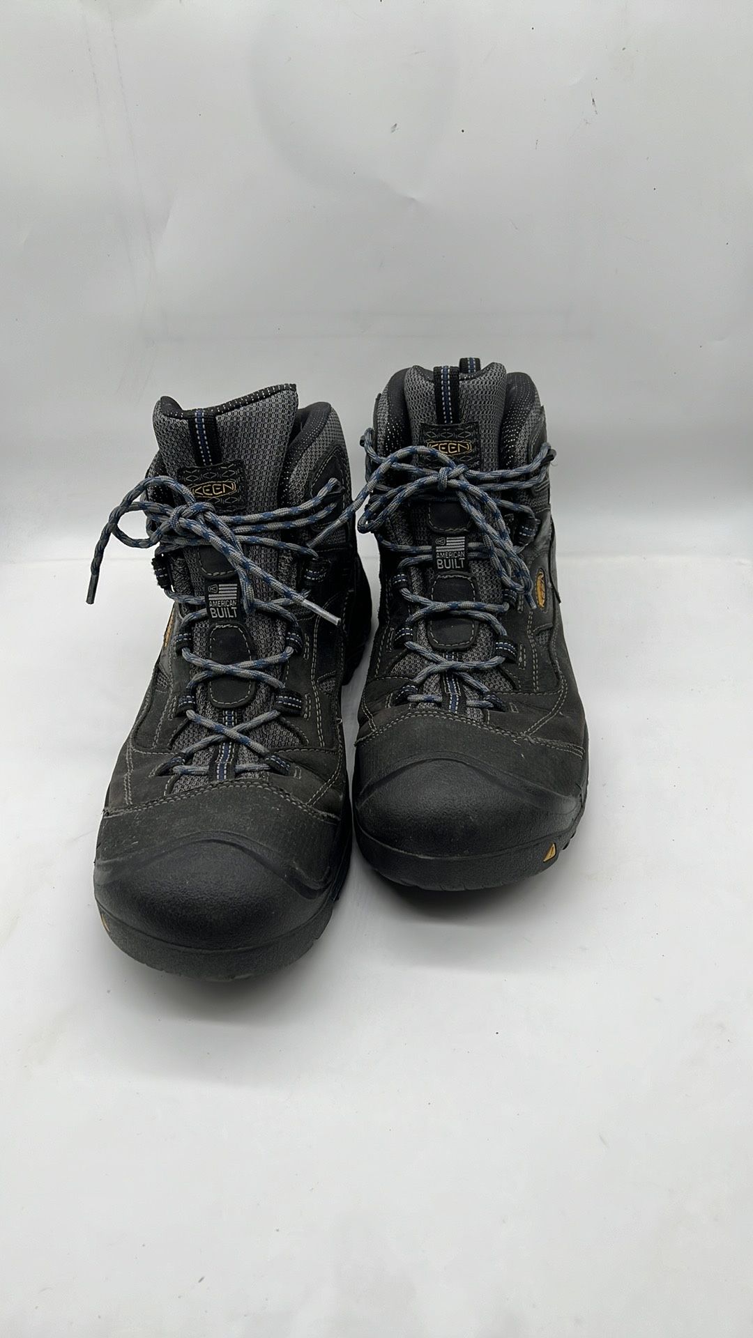 Men's KEEN Utility Braddock Mid Soft Toe Work Boots Made In USA size 14 EE