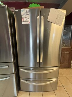 French door, Three Door Refrigerators