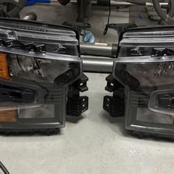 2025 Silverado OEM headlights and grille