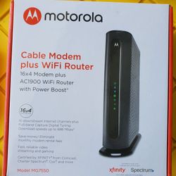Motorola Cable Modem & Wi Fi Router