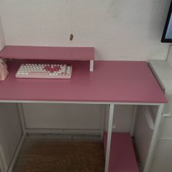 Pink Completer Desk
