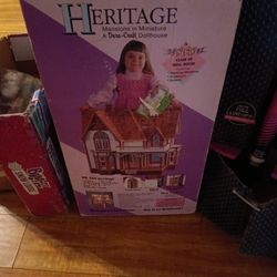 Old Fashion Wooden Doll House