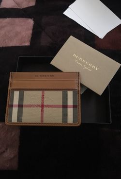 Brand New Burberry Horseferry check sandon card case