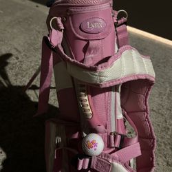 Pink Golf Club Bag & Golf Clubs