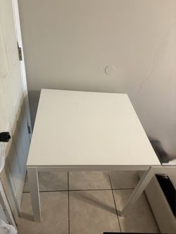 White IKEA Table