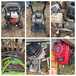 Motors, Pressure Washer, Compressors, Lights, Etc DM For Pricing
