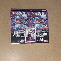 One Piece Starter Deck 26 Unopened Includes everything And Pack Still Inside
