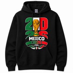 Mexico World Cup Soccer Copa Mundial 2026 Hoodie